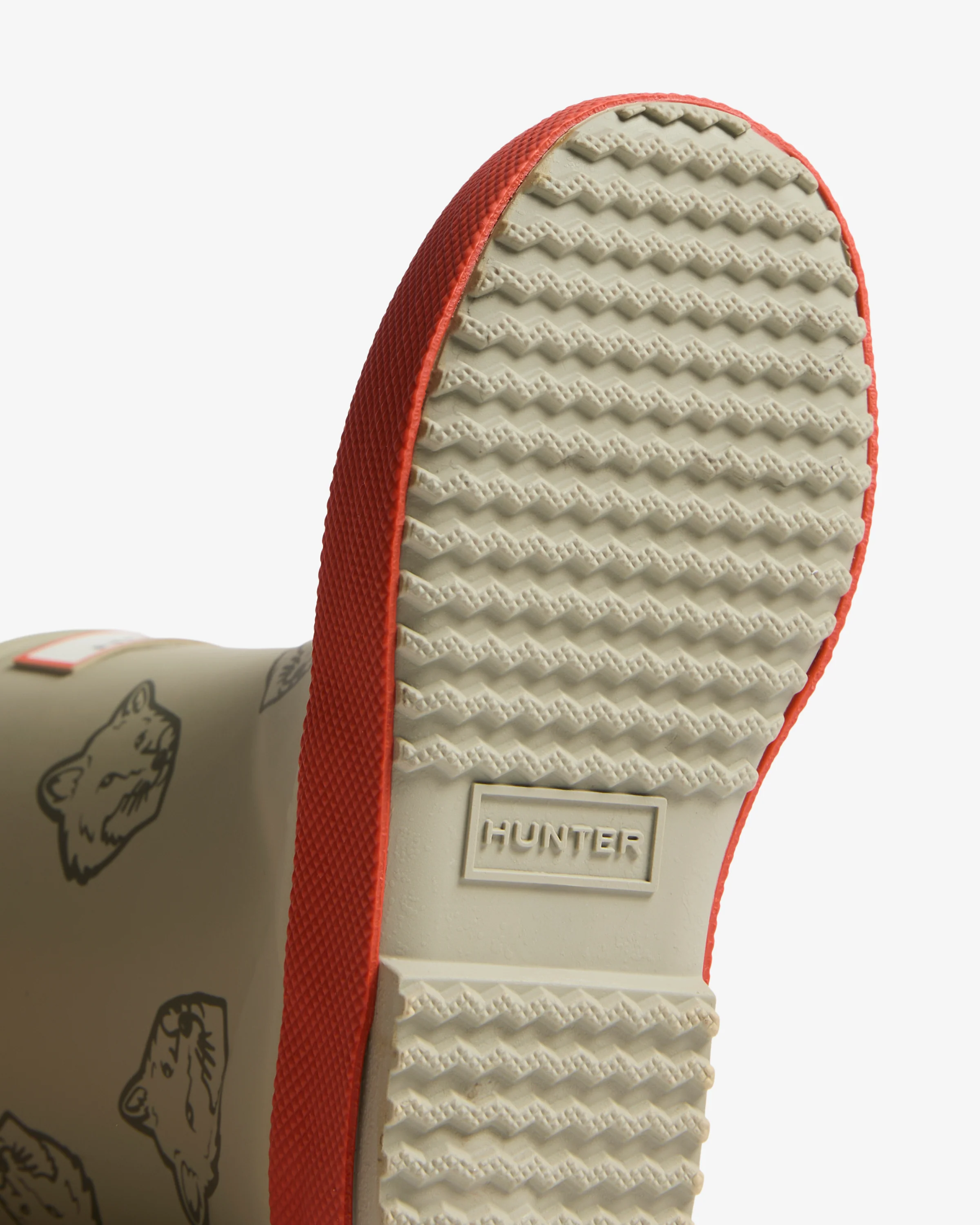 Maison Kitsuné x Hunter Fox Heads Kids First Tonal Ash Tree/Burnt Orange - Image 5