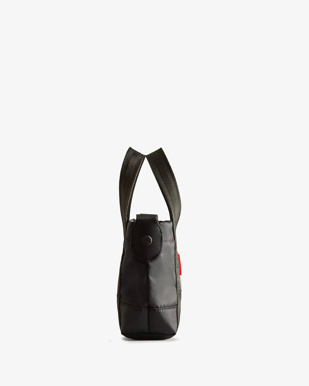 Nylon Mini Topclip Tote Black - Image 4