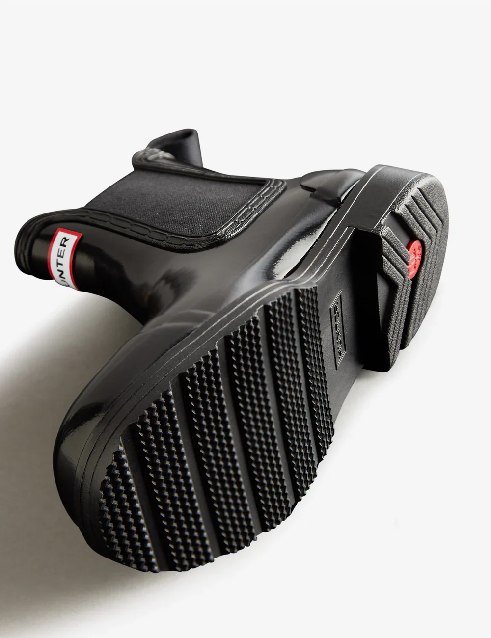 Women's Chelsea Commando Gloss Boot Black - Image 4