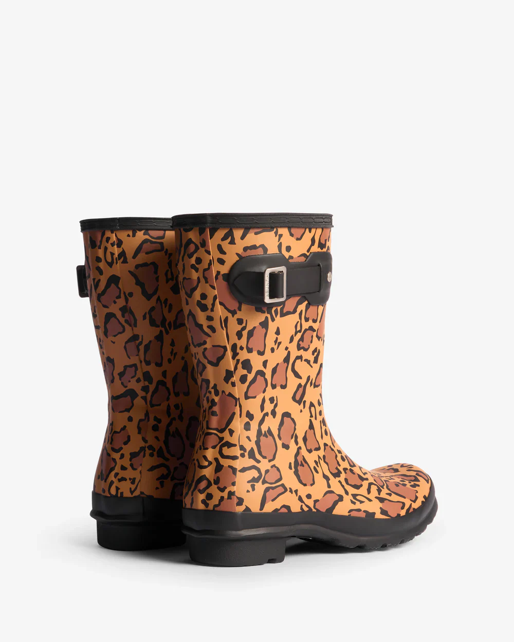 Women's Original Short Leopard Print Boot Rich Tan/Saddle/Black - Image 3